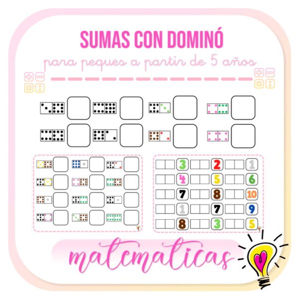 Sumas con Dominó - Juegos y Juguetes para Despertar la Imaginación de los Pequeños