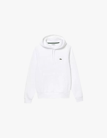 SUDADERA LACOSTE CON CAPUCHA CLASSIC FIT BLANCA - Tu tienda de zapatos, ropa y bolsos con ofertas y envío gratis
