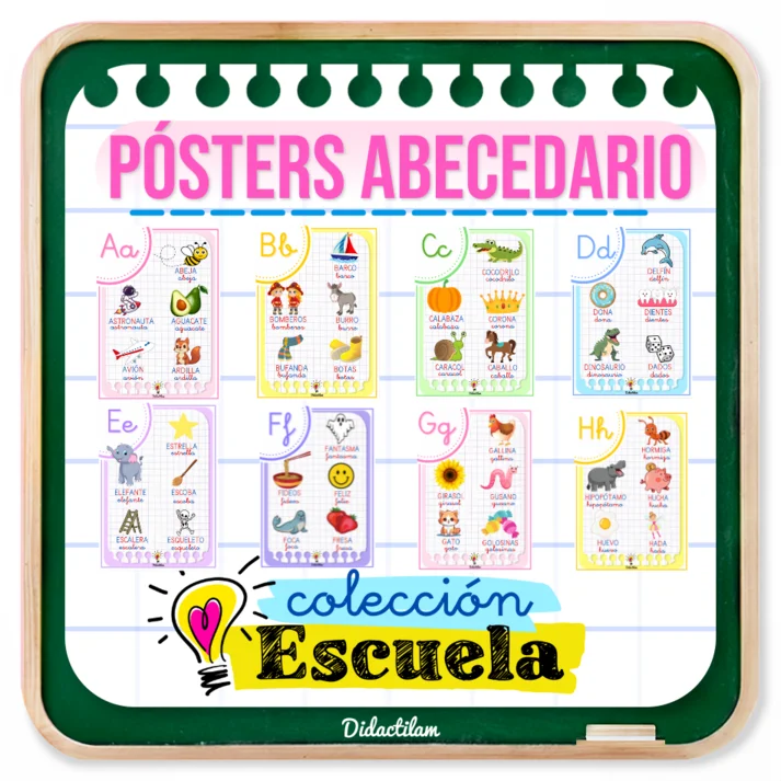 Pósters Abecedario Colección Escuela 2024/2025 - Juegos y Juguetes para Despertar la Imaginación de los Pequeños Pósters Abecedario Colección Escuela 2024/2025 - Juegos y Juguetes para Despertar la Imaginación de los Pequeños