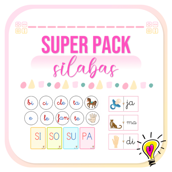 Super Pack Sílabas - Juegos y Juguetes para Despertar la Imaginación de los Pequeños