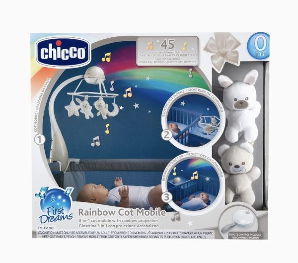 Móvil de cuna con proyector Chicco - Tu tienda especializada en bebés y maternidad online