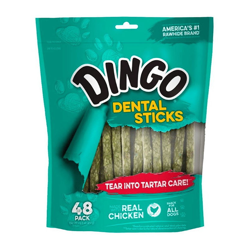 Dingo Dental Sticks – 48und - Tu Mundo Pet – Descuentos en Juguetes, Camas y Accesorios Dingo Dental Sticks – 48und - Tu Mundo Pet – Descuentos en Juguetes, Camas y Accesorios