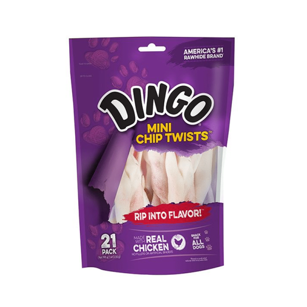 Dingo Mini Chip Twists 60g - Tu Mundo Pet – Descuentos en Juguetes, Camas y Accesorios
