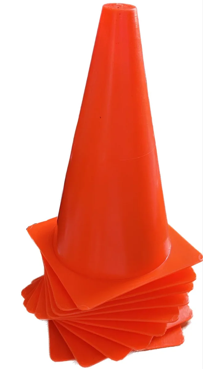 Set de 12 Cono naranja de plástico 23 cm - Juegos y Juguetes para Despertar la Imaginación de los Pequeños Set de 12 Cono naranja de plástico 23 cm - Juegos y Juguetes para Despertar la Imaginación de los Pequeños