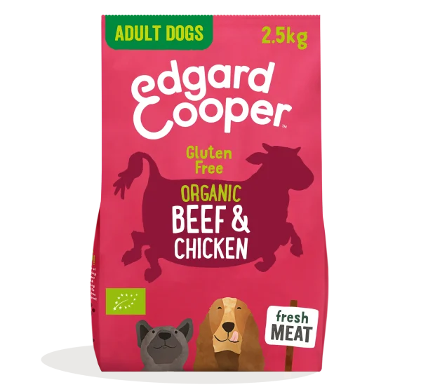Pienso de ternera y pollo ecológico para perros | Edgard & Cooper - Amigos Animal – Creando la mejor vida para tu mascota