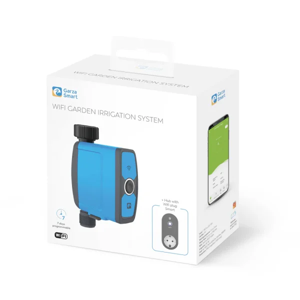 Nilo - Controlador De Riego Inteligente + Enchufe Hub Smart Wifi - Ideas de Regalos Sostenibles: Juguetes de Madera y Bazar Ecológico