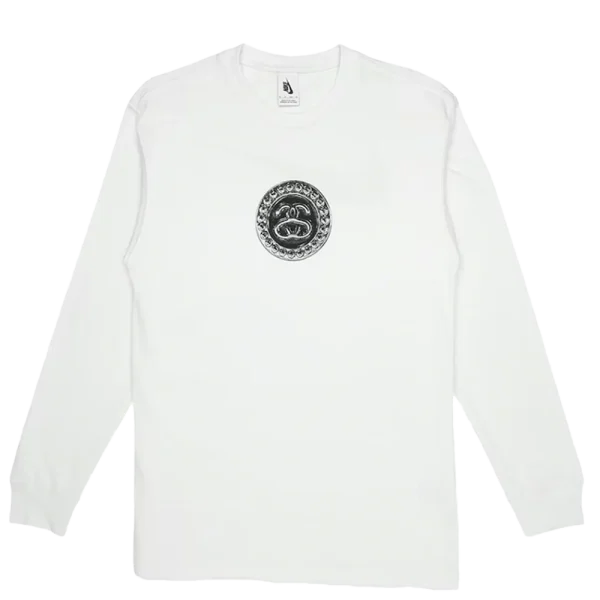 Nike x Stussy SS Link L/S T-shirt White - Complementa tu estilo – Ofertas por tiempo limitado