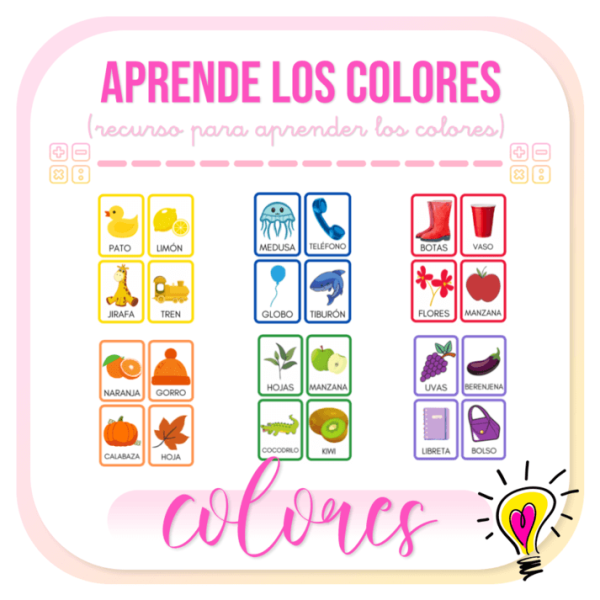 Aprender los Colores | Actividades Infantiles y Fichas Educativas - Juegos y Juguetes para Despertar la Imaginación de los Pequeños