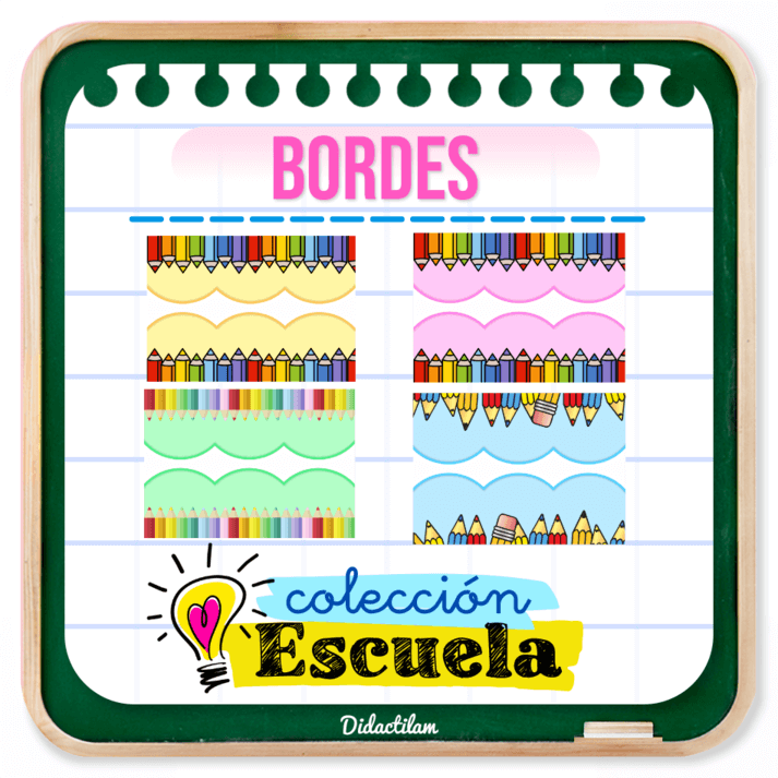 Bordes Colección Escuela 2024/2025 - Juegos y Juguetes para Despertar la Imaginación de los Pequeños Bordes Colección Escuela 2024/2025 - Juegos y Juguetes para Despertar la Imaginación de los Pequeños