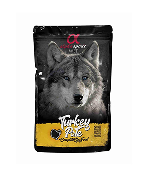 Alpha Spirit Wet Dog Pouch Paté de Pavo - Animalia-Pro | Cuidado profesional para tu mascota – Envío gratis desde 40€