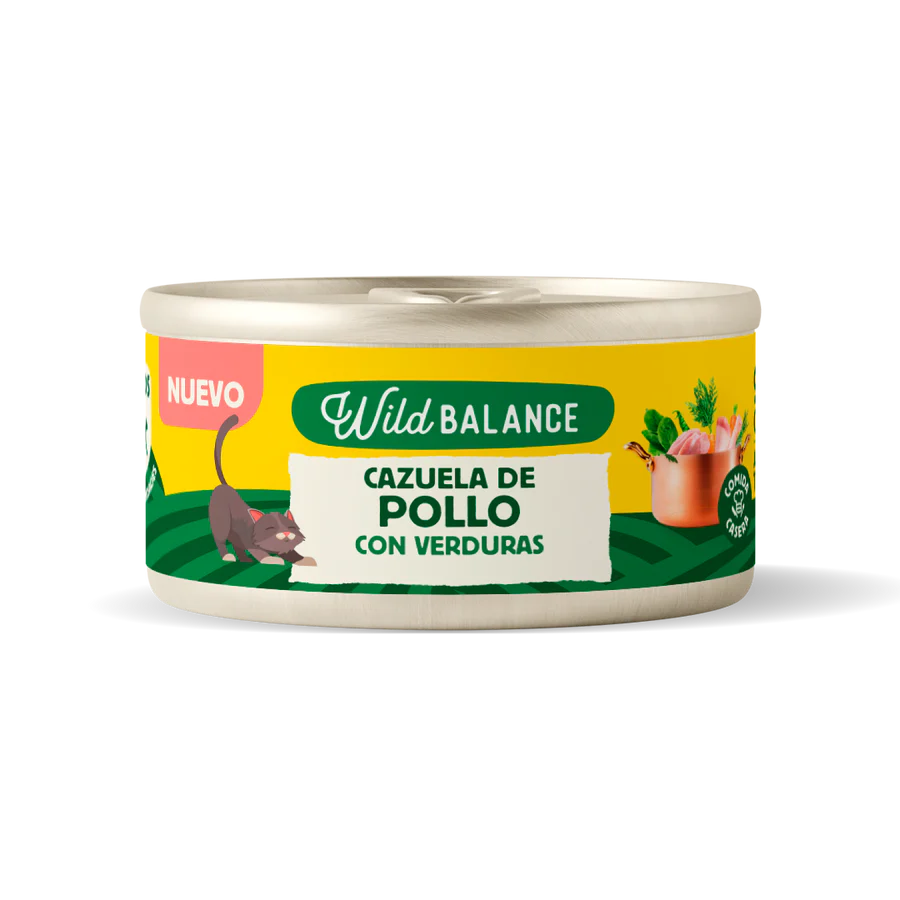 Lata Cazuela de Pollo con verduras para Gatos 80gr - Amigos Animal – Creando la mejor vida para tu mascota Lata Cazuela de Pollo con verduras para Gatos 80gr - Amigos Animal – Creando la mejor vida para tu mascota