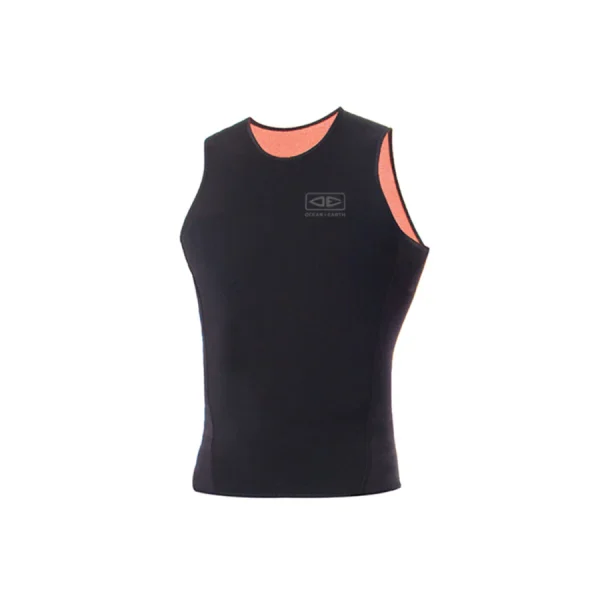 Ocean & Earth Double Black Sleeveless Vest 1.5mm Chaleco Hombre - Complementa tu estilo – Ofertas por tiempo limitado