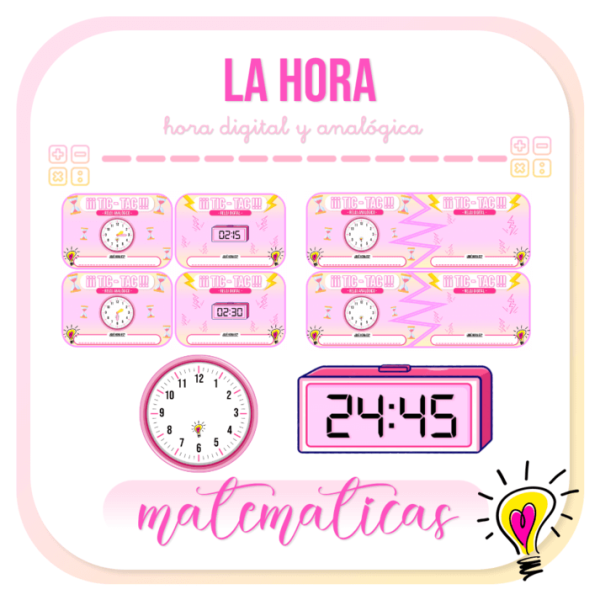 TIC-TAC Aprende las Horas - Juegos y Juguetes para Despertar la Imaginación de los Pequeños