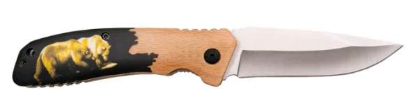 Navaja Third N65O mango de madera de haya TH-N65O - Tu Tienda Outdoor de Confianza para Camping y Naturaleza
