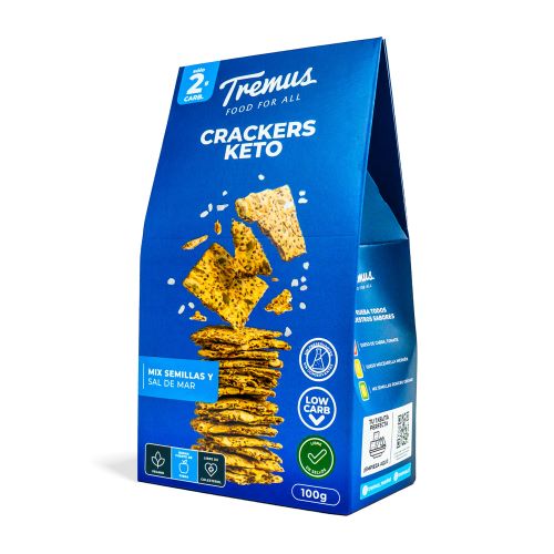 Crackers con Mix de Semillas y Sal de Mar Keto y Sin Azúcar de Tremus 100 gr - Ofertas en Productos del Día a Día – Belleza, Higiene, Moda y Más Crackers con Mix de Semillas y Sal de Mar Keto y Sin Azúcar de Tremus 100 gr - Ofertas en Productos del Día a Día – Belleza, Higiene, Moda y Más