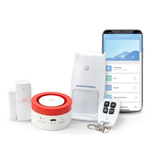 Kit De Alarma De Seguridad Inteligente Wifi - Ideas de Regalos Sostenibles: Juguetes de Madera y Bazar Ecológico