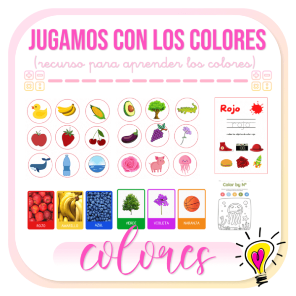 Jugamos con los Colores - Juegos y Juguetes para Despertar la Imaginación de los Pequeños