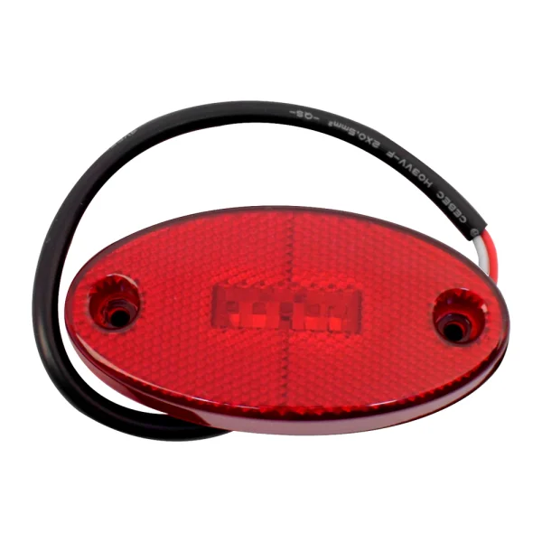 Faro Lateral Rojo Led 12/24v Ovalado - Equipa Tu Caja de Herramientas – Rebajas en Manuales y Eléctricas