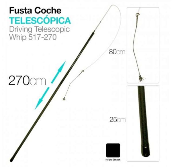 FUSTA COCHE TELESCÓPICA 517-270 270cm - Deporte y Outdoor al Mejor Precio del Mercado