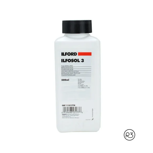 Ilford ILFOSOL 3 revelador de película 500ml - Todo en Uno: Accesorios, Electrónica y Belleza