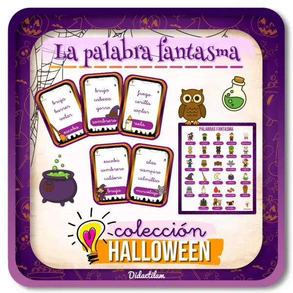 Palabra Fantasma de Halloween: Juego de las Palabras Prohibidas - Juegos y Juguetes para Despertar la Imaginación de los Pequeños