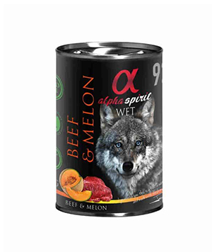 Alpha Spirit Wet Dog Ternera con Melón - Animalia-Pro | Cuidado profesional para tu mascota – Envío gratis desde 40€