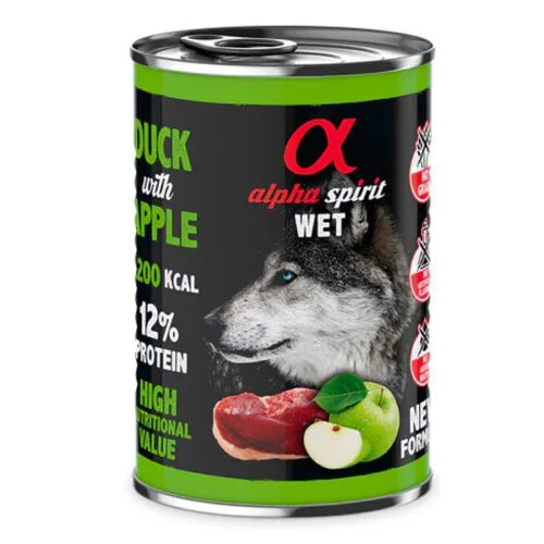 Alphaspirit Pato con Manzana Verde - Animalia-Pro | Cuidado profesional para tu mascota – Envío gratis desde 40€