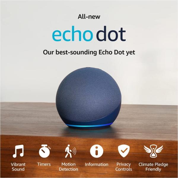 Amazon Echo Dot 5 Alexa Deep Sea Blue - Animalia-Pro | Cuidado profesional para tu mascota – Envío gratis desde 40€