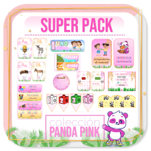 Super Pack ? Colección Panda Pink - Juegos y Juguetes para Despertar la Imaginación de los Pequeños
