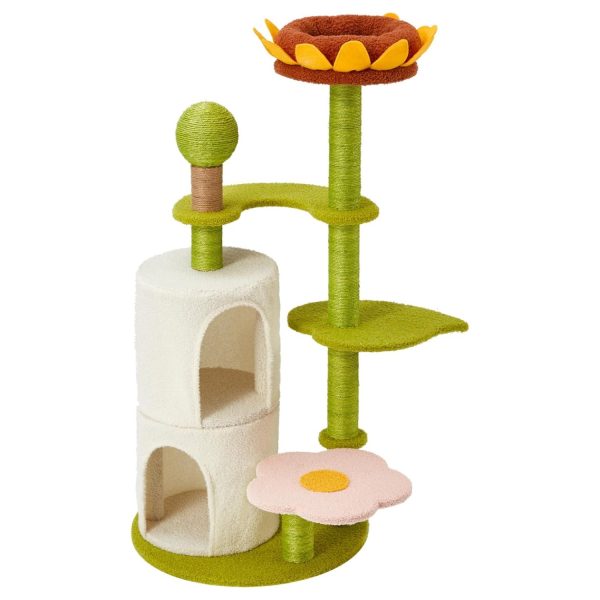 Árbol Rascador de Girasol para Gatos 70x60x113 Cm - Top Alimentos en Oferta – Envío Gratis por Tiempo Reducido