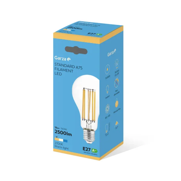Bombilla Led Filamento Clear Estándar A75 E27 - Ideas de Regalos Sostenibles: Juguetes de Madera y Bazar Ecológico