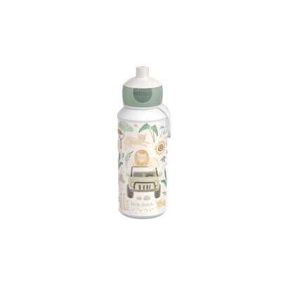 Botella pop up 400ml Safari friends. Little Dutch - Tu tienda especializada en bebés y maternidad online