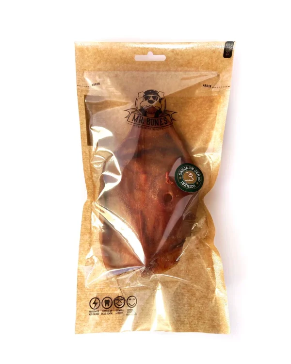 Oreja de cerdo ibérico para perro- Snack dental 100% Natural - Amigos Animal – Creando la mejor vida para tu mascota
