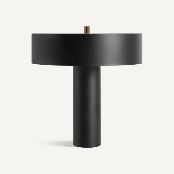 LÁMPARA DE SOBREMESA acabado bronce en color negro - Ideas de Regalos Sostenibles: Juguetes de Madera y Bazar Ecológico