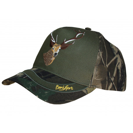 GORRA 5 PANELES CAMU BORDADO FRONTAL CIERVO - Tu Tienda Outdoor de Confianza para Camping y Naturaleza GORRA 5 PANELES CAMU BORDADO FRONTAL CIERVO - Tu Tienda Outdoor de Confianza para Camping y Naturaleza