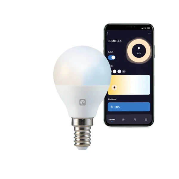 Bombilla Wifi Esférica E14 Cct - Ideas de Regalos Sostenibles: Juguetes de Madera y Bazar Ecológico