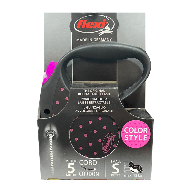 Flexi Color Dots S Cordon Rosado 5m 12Kg - Tu Mundo Pet – Descuentos en Juguetes, Camas y Accesorios Flexi Color Dots S Cordon Rosado 5m 12Kg - Tu Mundo Pet – Descuentos en Juguetes, Camas y Accesorios