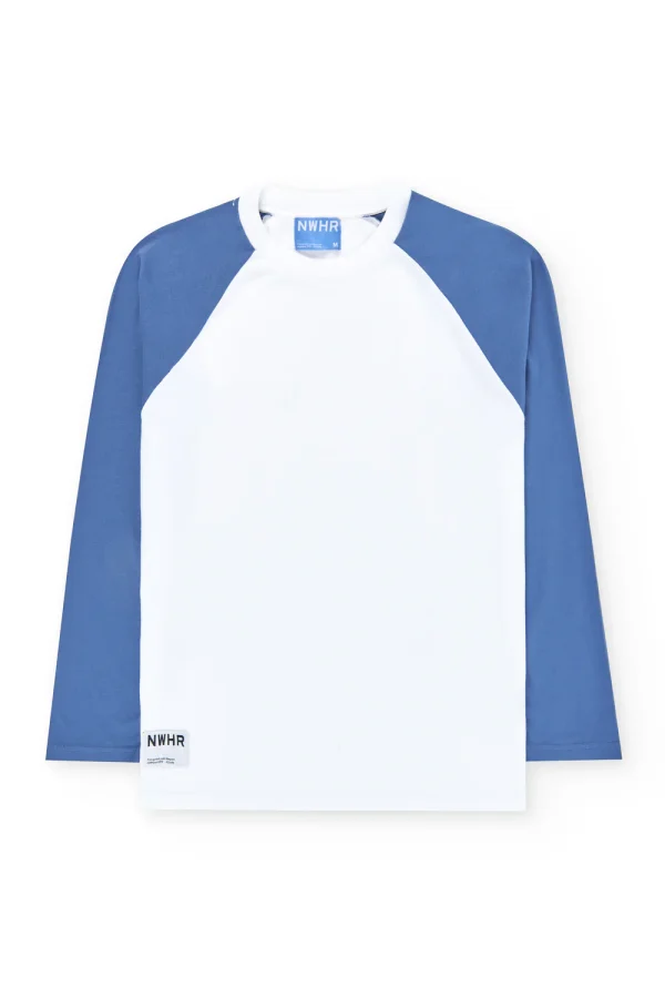 NWHR Blue Long Sleeve T-shirt - Complementa tu estilo – Ofertas por tiempo limitado