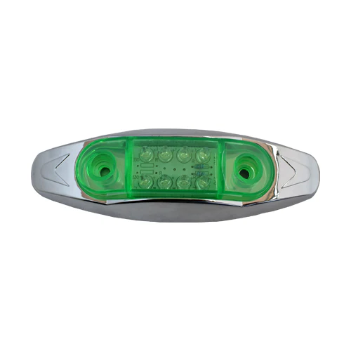 Faro Lateral Cromado 8 Led Color Verde 12/24V PRUNUZ - Equipa Tu Caja de Herramientas – Rebajas en Manuales y Eléctricas