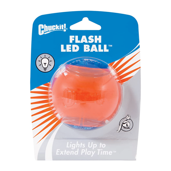 Flas Led Ball – Chuckit! - Tu Mundo Pet – Descuentos en Juguetes, Camas y Accesorios