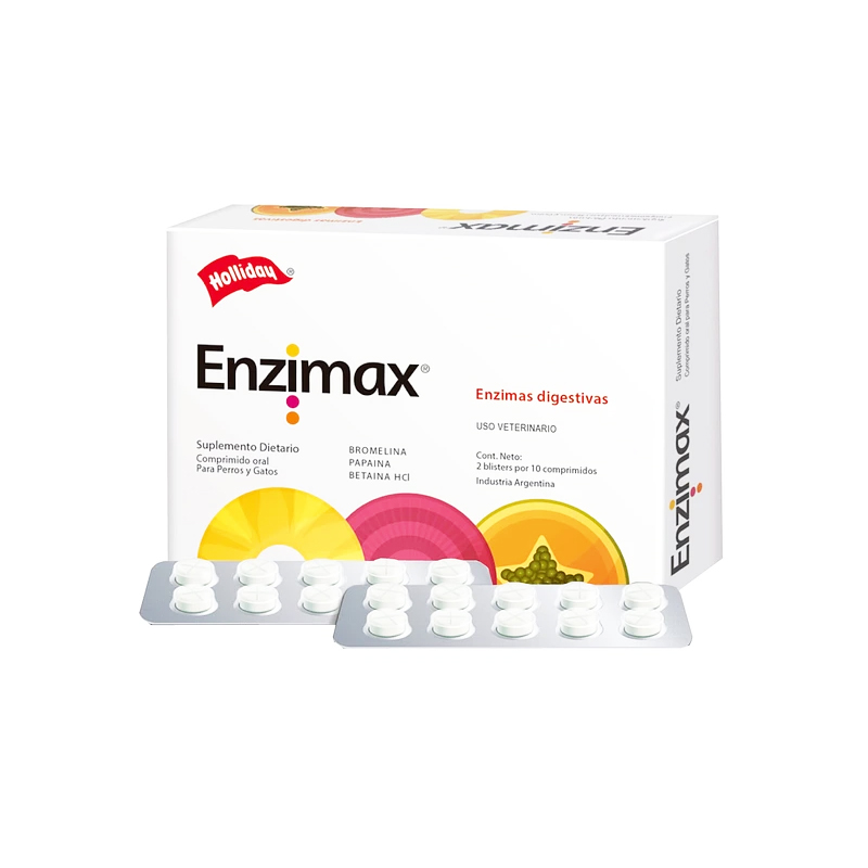 Enzimax enzimas digestivas 20 comprimidos - Tu Mundo Pet – Descuentos en Juguetes, Camas y Accesorios Enzimax enzimas digestivas 20 comprimidos - Tu Mundo Pet – Descuentos en Juguetes, Camas y Accesorios