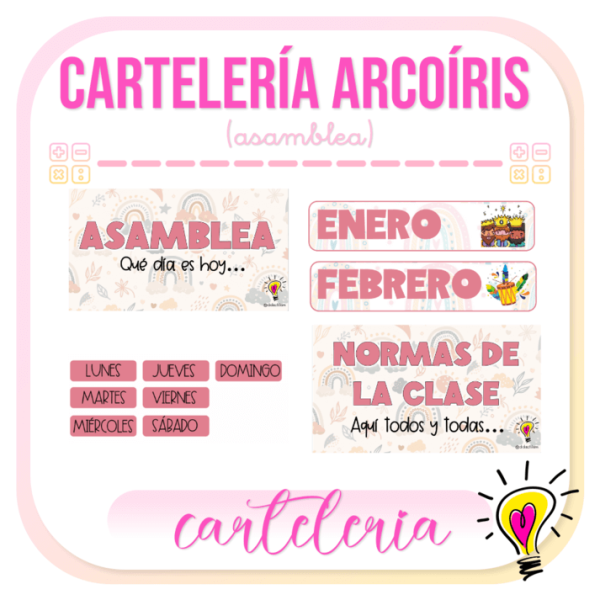 Cartelería Arcoiris Parte 1 - Juegos y Juguetes para Despertar la Imaginación de los Pequeños