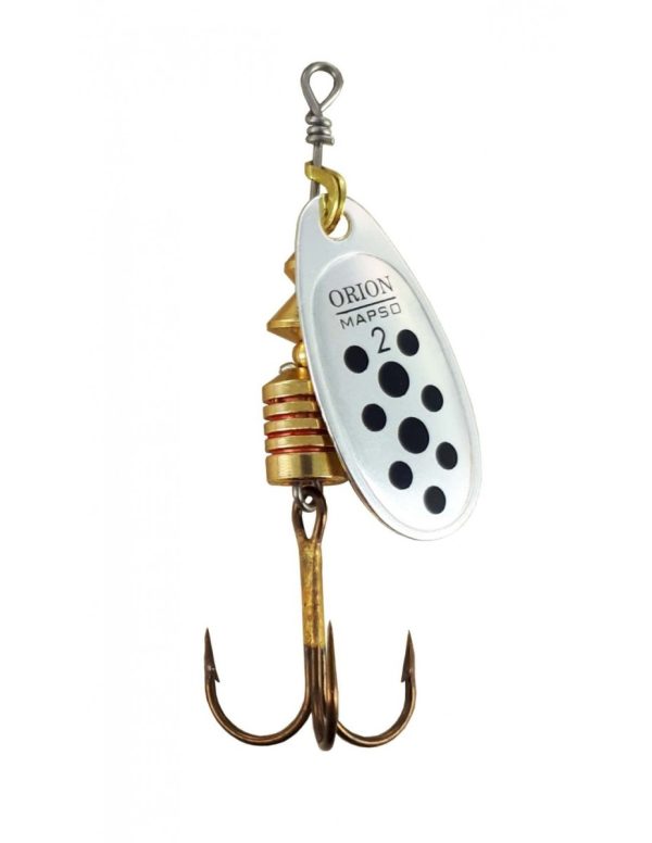 Cucharilla Orión-LUN / Plata-Negro Nº 2 - Tu Tienda Outdoor de Confianza para Camping y Naturaleza