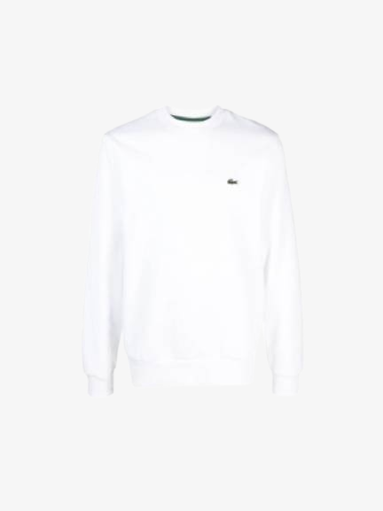 SUDADERA LACOSTE DE CUELLO REDONDO Y SIN CAPUCHA BLANCA - Tu tienda de zapatos, ropa y bolsos con ofertas y envío gratis SUDADERA LACOSTE DE CUELLO REDONDO Y SIN CAPUCHA BLANCA - Tu tienda de zapatos, ropa y bolsos con ofertas y envío gratis