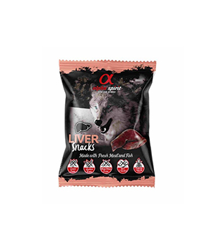 Alpha Spirit Snack de Hígado 50 gr para perros - Animalia-Pro | Cuidado profesional para tu mascota – Envío gratis desde 40€