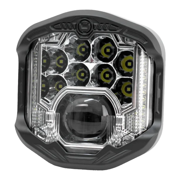 Faro Pirata de Trabajo Redondo Luz Laser 7" Jr-W12 Blanca - Equipa Tu Caja de Herramientas – Rebajas en Manuales y Eléctricas