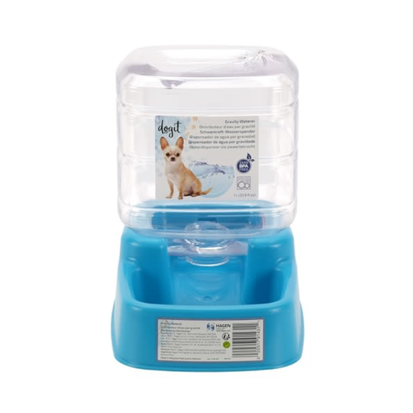 Dogit Bebedero Gravedad – 1 L - Tu Mundo Pet – Descuentos en Juguetes, Camas y Accesorios