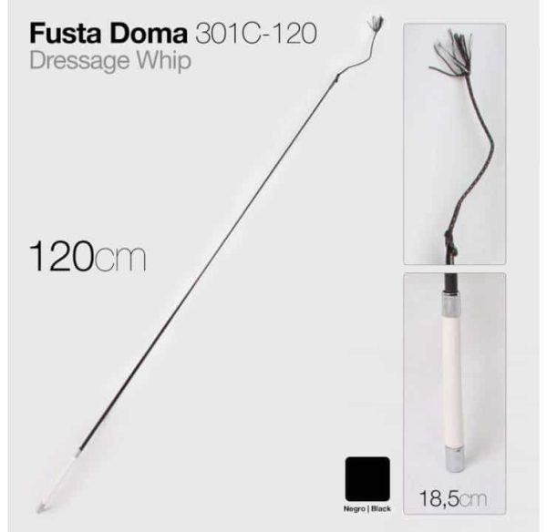FUSTA DOMA 301C-120 NEGRO 120cm - Deporte y Outdoor al Mejor Precio del Mercado