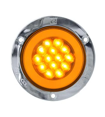 Faro Posterior Ojo De Angel 4" Aro Plateado 12/24V Ambar - Equipa Tu Caja de Herramientas – Rebajas en Manuales y Eléctricas