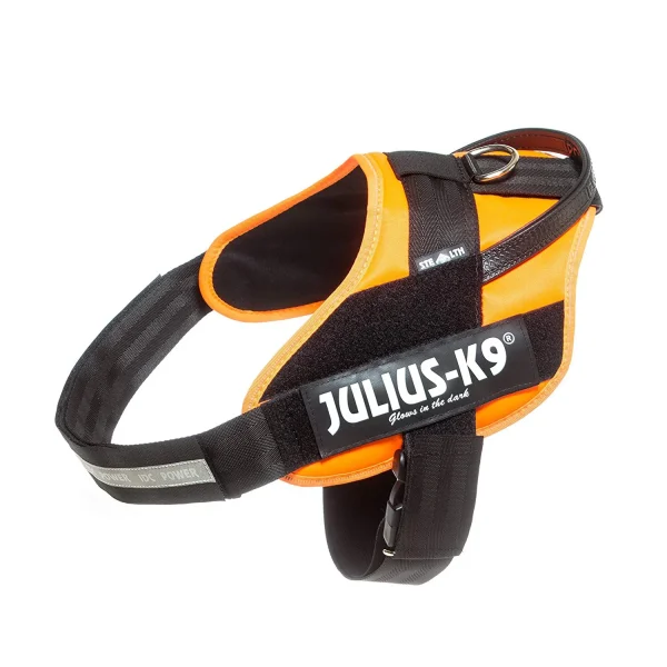 Arnés Julius-K9 IDC Sigiloso UV Naranja - Amigos Animal – Creando la mejor vida para tu mascota